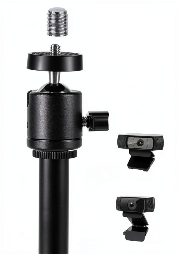 Webcam Stand Puroma WS01 Metal Tripod with Goose Neck Arm-6