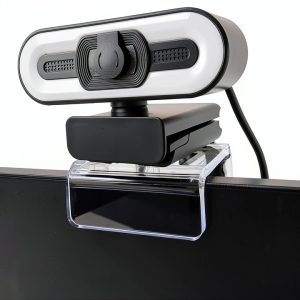 Webcam Stand HTLAKIKJ Adjustable Clear Acrylic Mount HT-WEBC-MONT-0