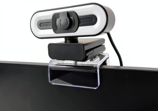 Webcam Stand HTLAKIKJ Adjustable Clear Acrylic Mount HT-WEBC-MONT-0
