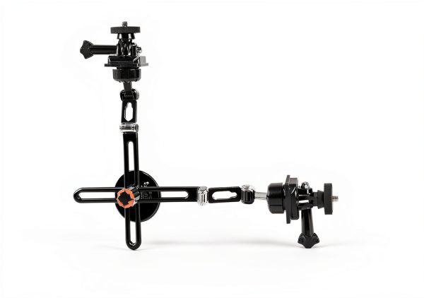JCWINY Adjustable Webcam Mount for Monitor Black 9-inch Arm-3