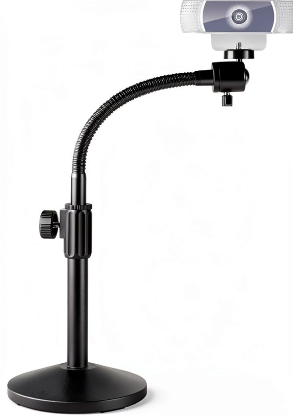 Webcam Stand Puroma WS01 Metal Tripod with Goose Neck Arm-0