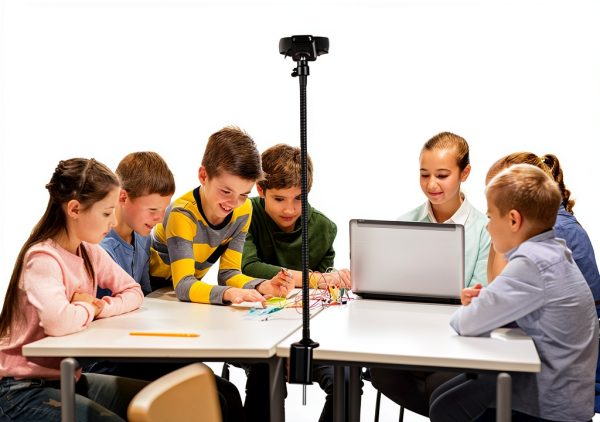 AceTaken Webcam Stand Rotatable Ball‑Head Adapter Black 25WMGRS‑002-1