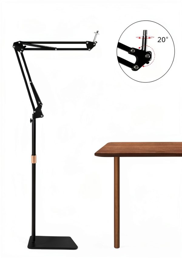 Webcam Floor Stand Acetaken WFS-ACT-003 Adjustable Black 22-70in Pole-2
