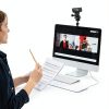 JCWINY Adjustable Webcam Mount for Monitor Black 9-inch Arm-6