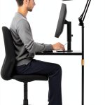 Webcam Floor Stand Acetaken WFS-ACT-003 Adjustable Black 22-70in Pole-0