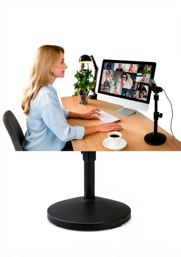 Webcam Stand Puroma WS01 Metal Tripod with Goose Neck Arm-1