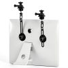 JCWINY Adjustable Webcam Mount for Monitor Black 9-inch Arm-1