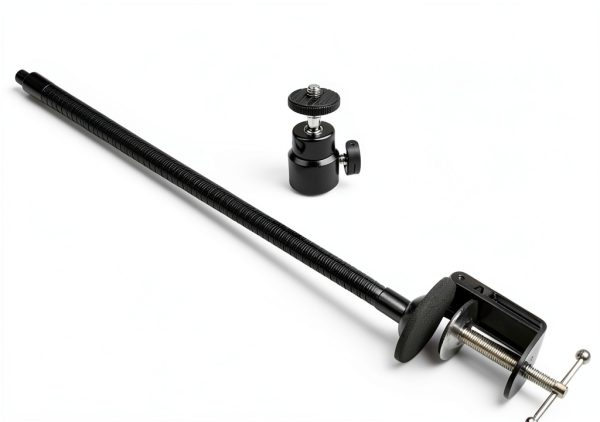 AceTaken Webcam Stand Rotatable Ball‑Head Adapter Black 25WMGRS‑002-4