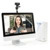 JCWINY Adjustable Webcam Mount for Monitor Black 9-inch Arm-5