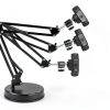 OXENDURE Webcam Mount 360° Turntable Black OX-WCA01-2