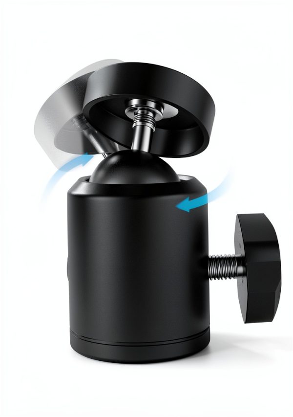 Etour Webcam Boom Arm Mount 27in Desk Clamp with 1/4‑inch Ball Head-3