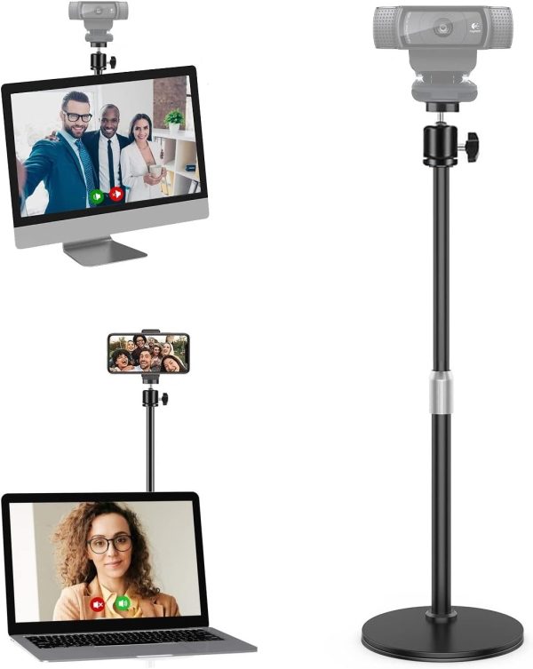 Acetaken Brio Webcam Stand Adjustable Aluminum Tripod-4