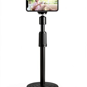 Khazylorr 18‑inch Adjustable Webcam Stand with 360° Ball Head-0