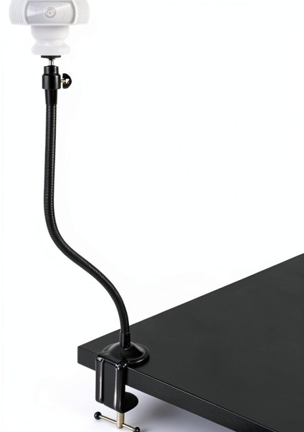 AceTaken Webcam Stand Rotatable Ball‑Head Adapter Black 25WMGRS‑002-6
