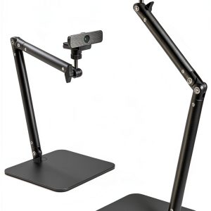 Advenza Adjustable Webcam Stand D708 Black Gimbal Mount-0