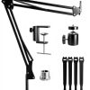 Etour Webcam Boom Arm Mount 27in Desk Clamp with 1/4‑inch Ball Head-7