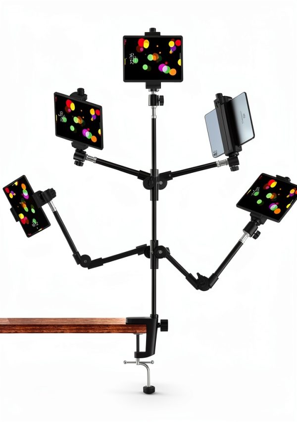 KDD Webcam Stand Aluminum Mount Black Large Model KDD-006-3