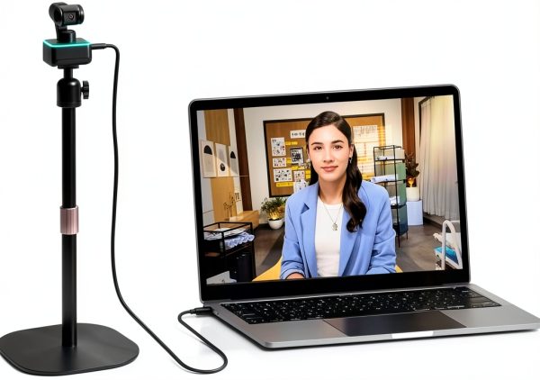 Acetaken Heavy-Duty Adjustable Webcam Stand with Aluminum Ball-Head-2