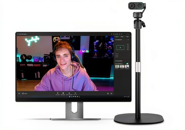 Acetaken Heavy-Duty Adjustable Webcam Stand with Aluminum Ball-Head-4