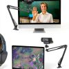 Etour Webcam Boom Arm Mount 27in Desk Clamp with 1/4‑inch Ball Head-5