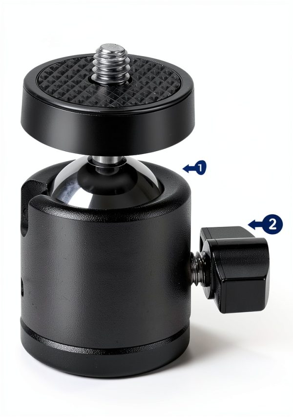 Webcam Stand Puroma WS01 Metal Tripod with Goose Neck Arm-5