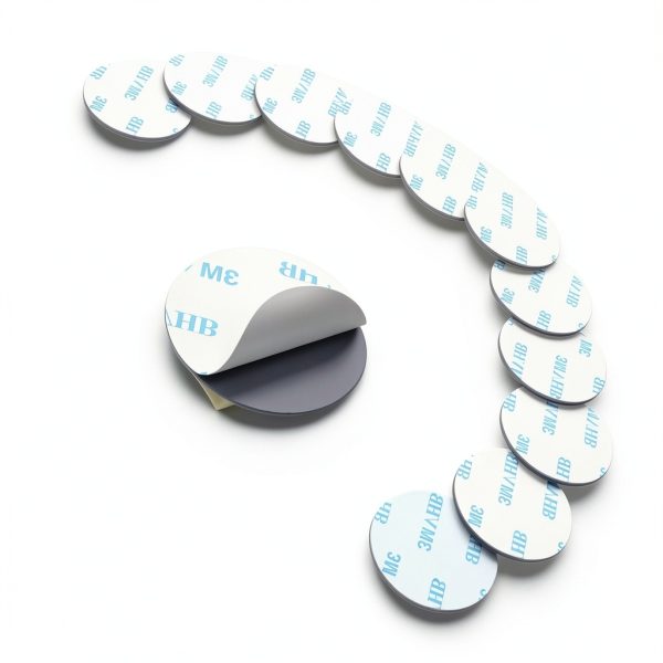 Adhesive Double-Sided Circle Dots 12-Pack eQualle 3M Foam 1.38"-1