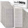 1560 Pcs Hook and Loop Dots Adhesive Nylon 0.59 Inch White by Adhoklop-0