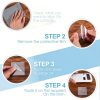 Shower Adhesive Strips Alrhso Clear Double Sided Pads 20pcs 2.4in/2in-2