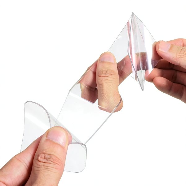 Shower Adhesive Strips Alrhso Clear Double Sided Pads 20pcs 2.4in/2in-3