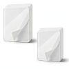 Shower Adhesive Strips Alrhso Clear Double Sided Pads 20pcs 2.4in/2in-1