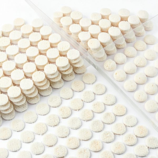 HTVRONT Self Adhesive Dots 1008pcs Nylon Hook Loop 0.39in White-8
