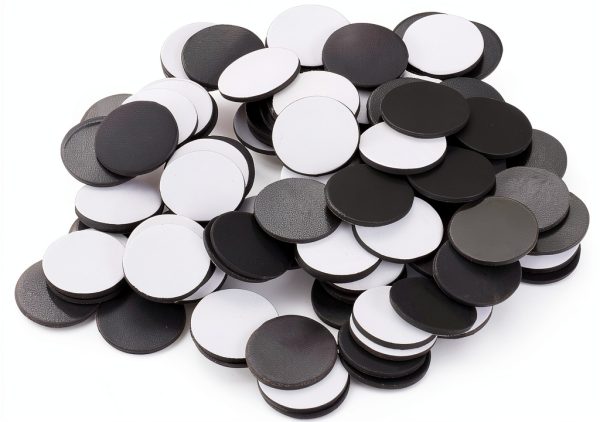 Round Magnets 0.8 Inch Adhesive Backing 100 Pack by Pangda-0