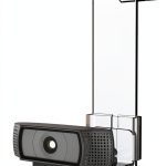 PlexiCam Pro V2 | Center Screen/Middle Screen Webcam Mount | Position Any Webcam (Not Included) Anywhere/Any Screen (Laptops-32) | Tripod gooseneck teleprompter Alternative for Eye Contact Audience-0