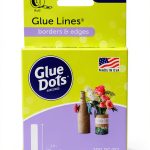 Glue Dots Double Sided Adhesive Permanent 1" Clear Roll of 200-0