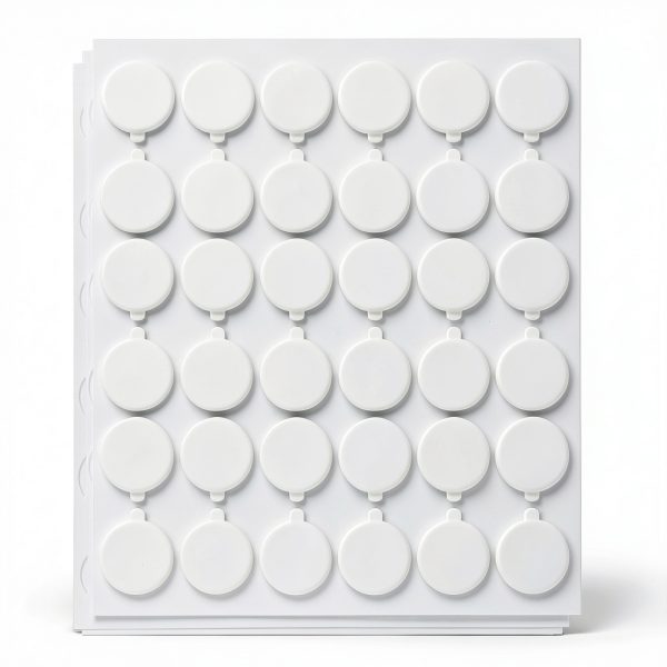 Clear Adhesive Dots 108 Pcs 20mm Removable Double‑Sided by SmoTecQ-0