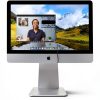 PlexiCam Pro V2 | Center Screen/Middle Screen Webcam Mount | Position Any Webcam (Not Included) Anywhere/Any Screen (Laptops-32) | Tripod gooseneck teleprompter Alternative for Eye Contact Audience-3