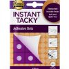 Aleene's Instant Tacky Adhesive Dots, Acid Free Glue Dots, Strong Hold, 3/8" Dots, 120 Pieces-0