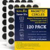 Small Magnets SALEX 0.8 Inch Adhesive Dots Pack of 120 for Crafts-0