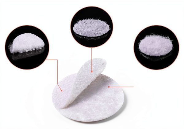 HTVRONT Self Adhesive Dots 1008pcs Nylon Hook Loop 0.39in White-2