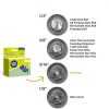 Glue Dots, Mini Dots Value Pack, Double-Sided, 3/16", 600 Dots, DIY Craft Glue Tape, Sticky Adhesive Glue Points, Liquid Hot Glue Alternative, Clear-4