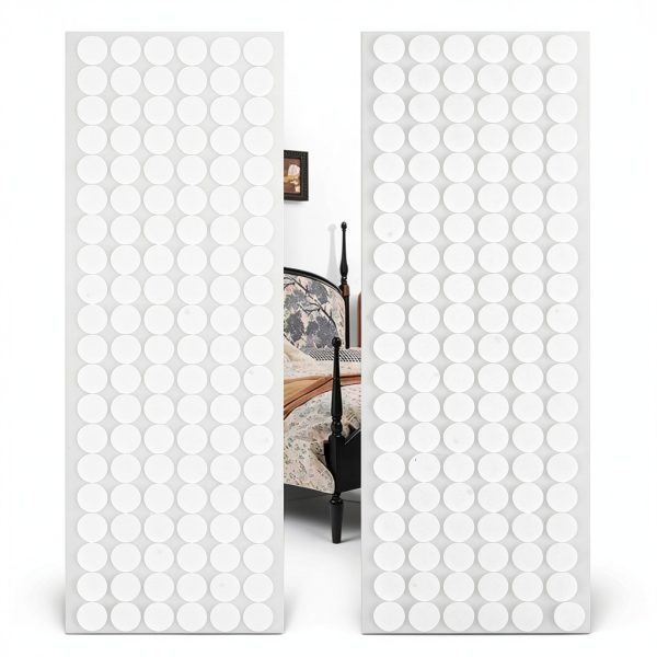 Hook and Loop Dots 1200pcs White Self Adhesive Nylon by Rindion-3