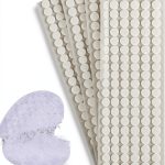 Hook and Loop Dots 1200pcs White Self Adhesive Nylon by Rindion-0