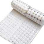 Self Adhesive Dots, Strong Adhesive 1000pcs(500 Pairs) 0.59" Diameter Sticky Back Nylon Dots, Hook & Loop Dots with Waterproof Sticky Glue Tapes, Very Suitable for Classroom, Office, Home-0
