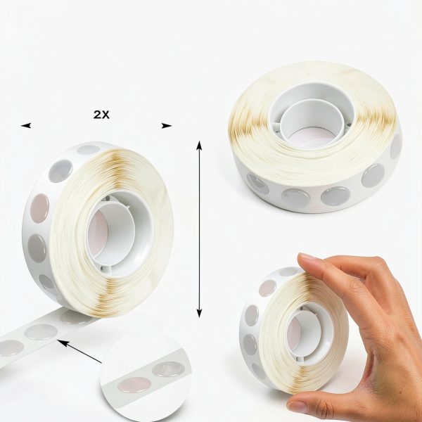 Glue Points Double Sided Balloon Tape 3300 pcs DOCVOEOMH Adhesive Dots-1