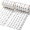 1000 Pcs (500 Pairs) 0.59inch Diameter Hook and Loop Fastener Self Adhesive Round Circle Sticky Sticker Dots for Arts and Crafts School Classroom Home and Office Use, White-0