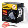 1200Pcs 0.59'' Self Adhesive Dots,Hook and Loop Dots,Nylon Sticky Back Coins,Diameter Strong Self Adhesive Coins for Classroom,Office,Home,DIY-0