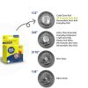 Glue Dots, All Purpose Dots, Permanent, Multi-Surface, Double-Sided, 1/2", .5 Inch, 900 Dots, DIY Craft Glue Tape, Sticky Adhesive Glue Points, Liquid Hot Glue Alternative, Clear, 3 Pack-3