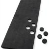 Square Deal Black Adhesive Foam Dots for CD/DVD - 100 Pack Hubcaps-0
