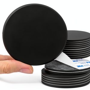 Flexible Magnetic Dot FINEZAHS 18pcs Round Adhesive 60mm White-0