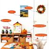 350Pcs Double Sided Adhesive Dots Removable, Clear Ballon Sticky Adhesive Tape Dots, No Trace Sticky Tack Putty for Poster, Hanging Pictures, Crafts, Christmas Decor, Museum, 0.3'' x 0.5''-5